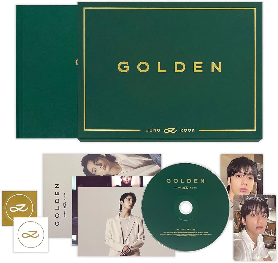 BTS　JUNGKOOK 　グク　アルバム　golden　特典　ホログラムトレカ JungKook Jung Kook BTS 'GOLDEN' 1st Album official photocard