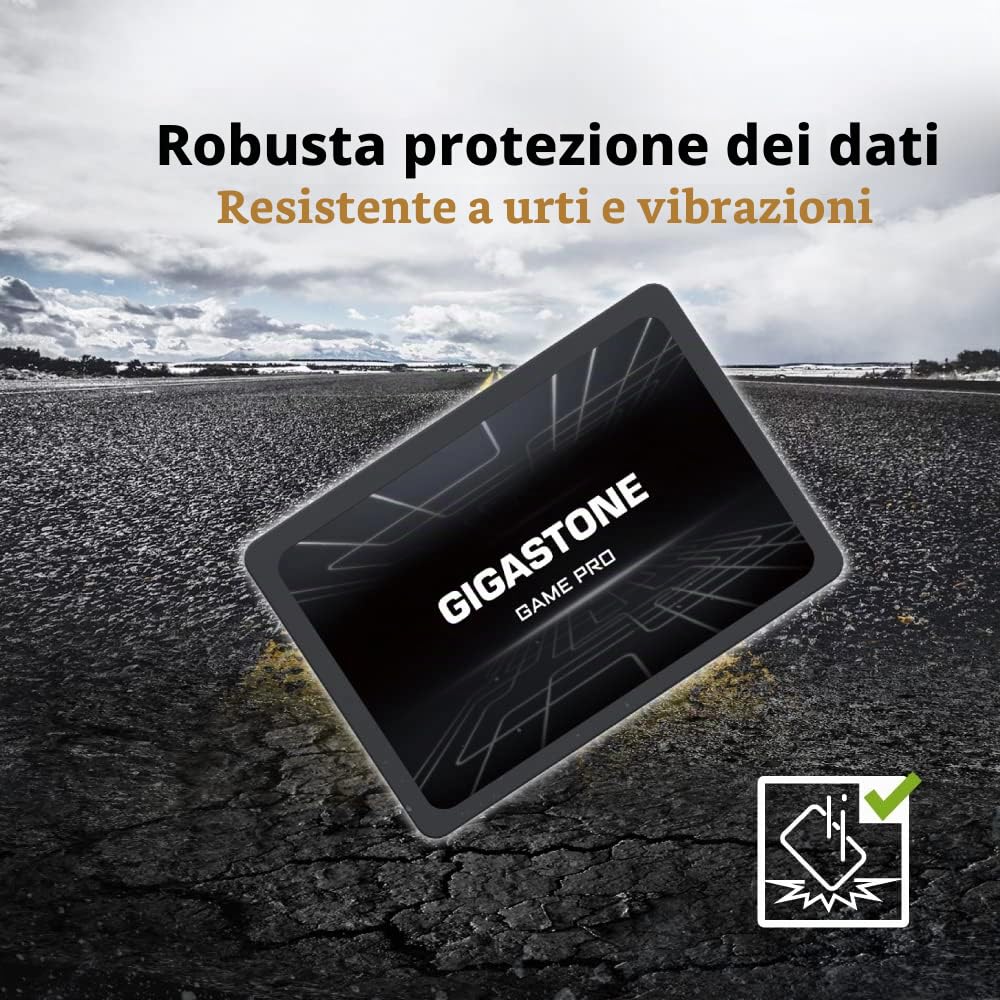 Gigastone SSD SATA III 128GB (5 Pack) 2,5" SSD interno 3D NAND Internal Solid State Drive Compatibile con Laptop e PC Desktop 2.5 Inch Velocit? di Lettura fino a 510MB/s SLC Cache Performance