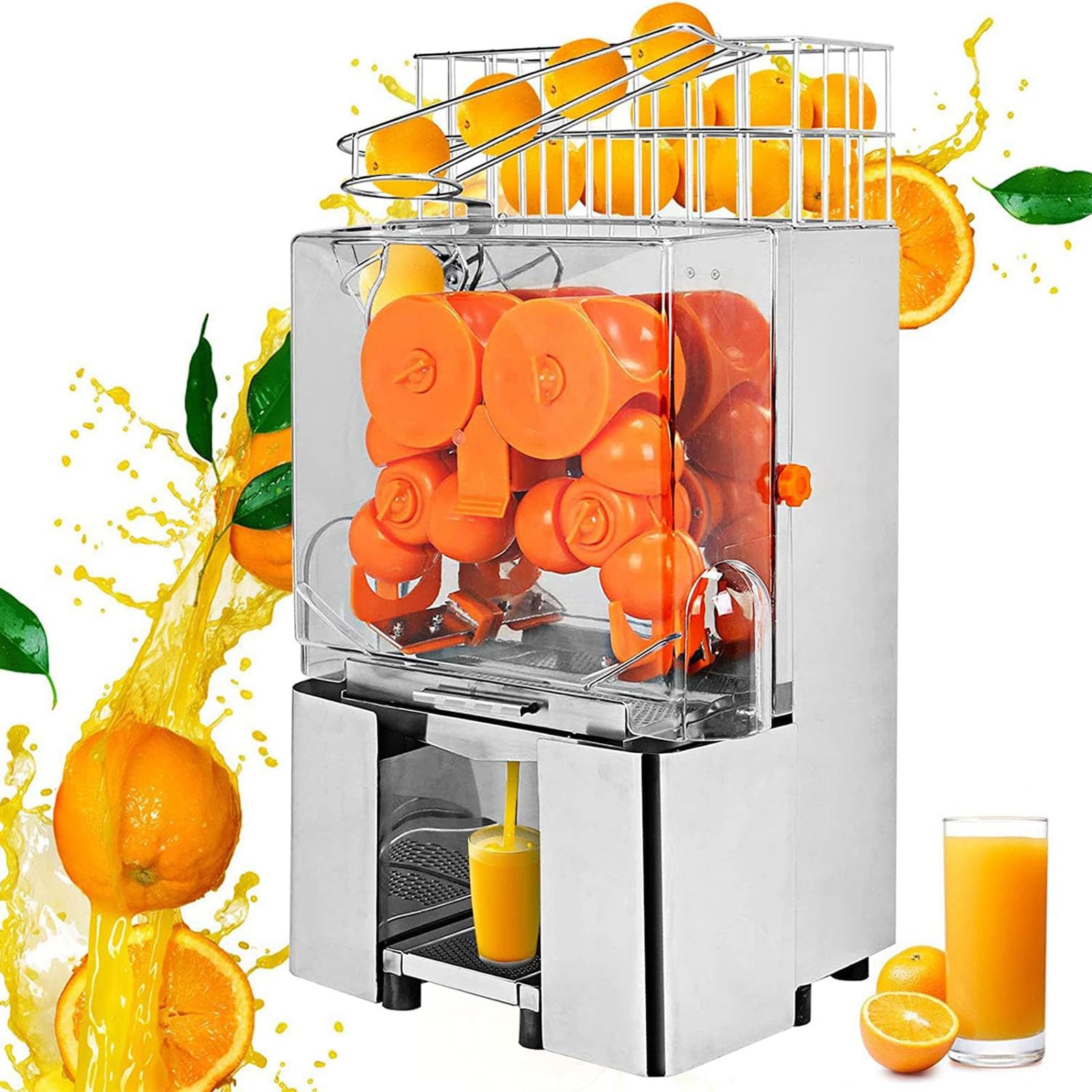 MYUYEE Electric Citrus Juicer Machine with Continuous Operation, High Efficiency, and Easy Cleaning Features