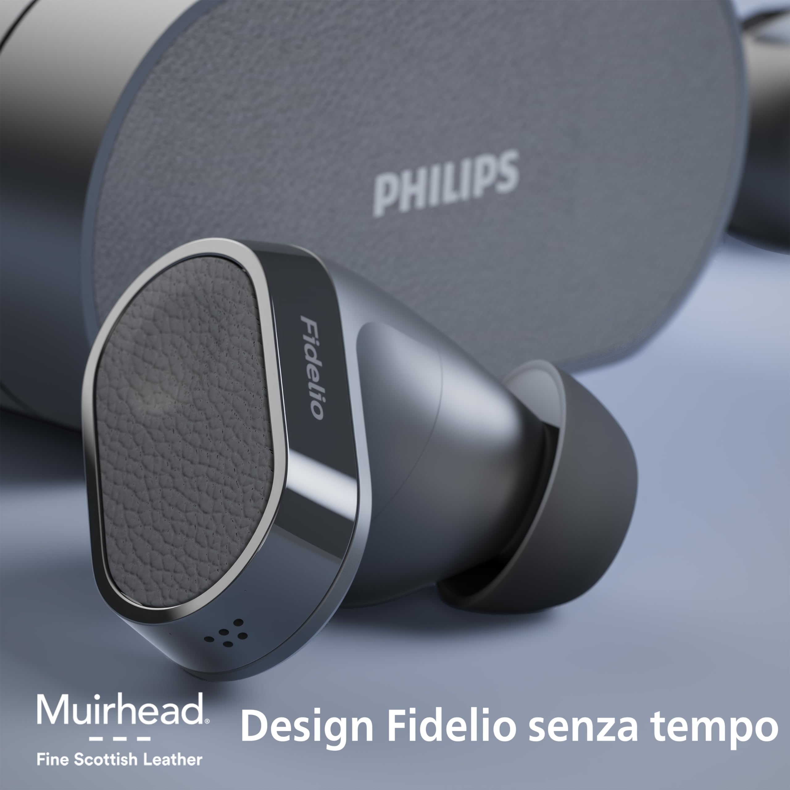 PHILIPS Fidelio T2 Cuffie Bluetooth True Wireless In-Ear con cancellazione del rumore alta qualità della chiamata, assistente vocale compatibile con 40 ore di tempo di riproduzione, Nero