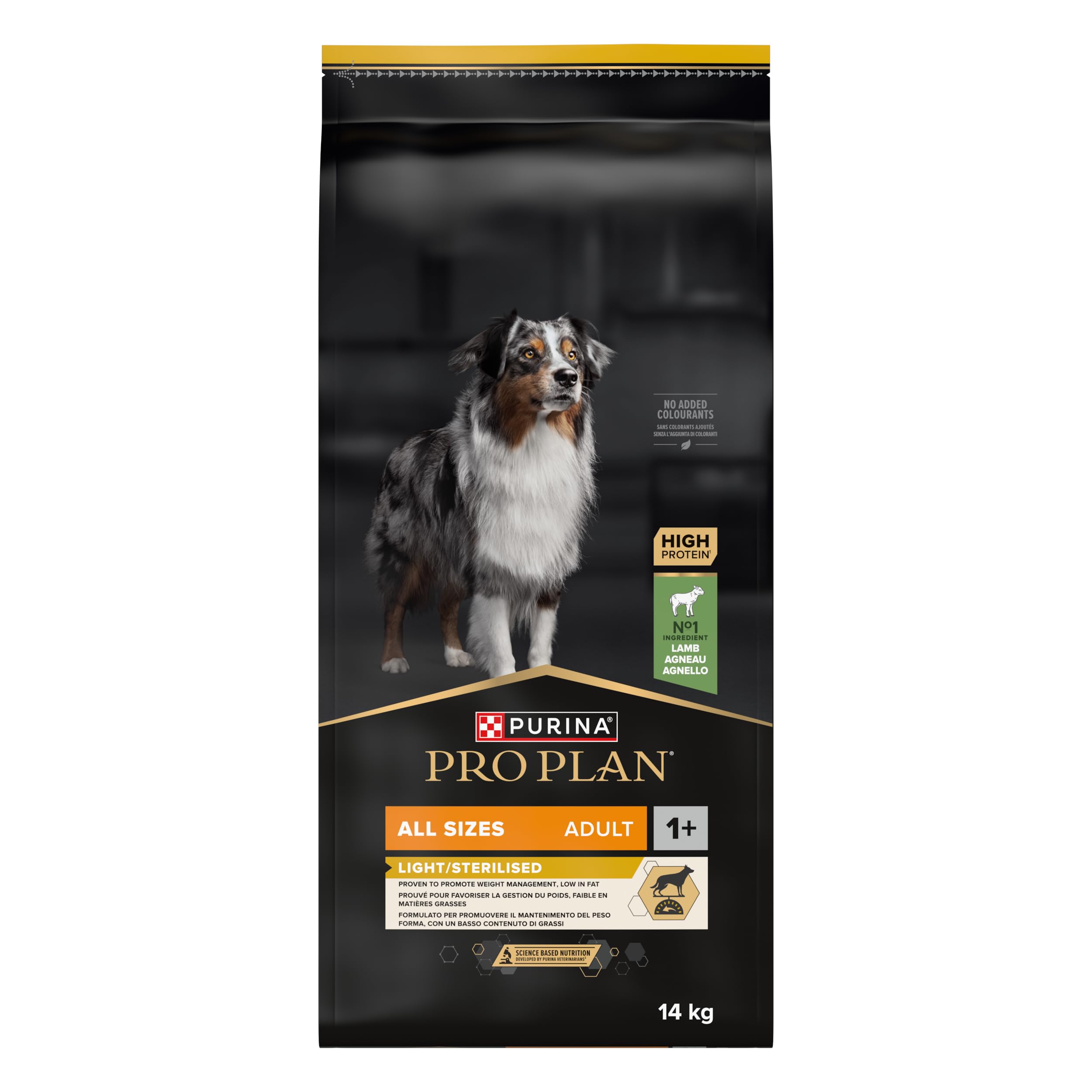 Pro Plan Chien Adult Light/Sterilised Agneau 14KG