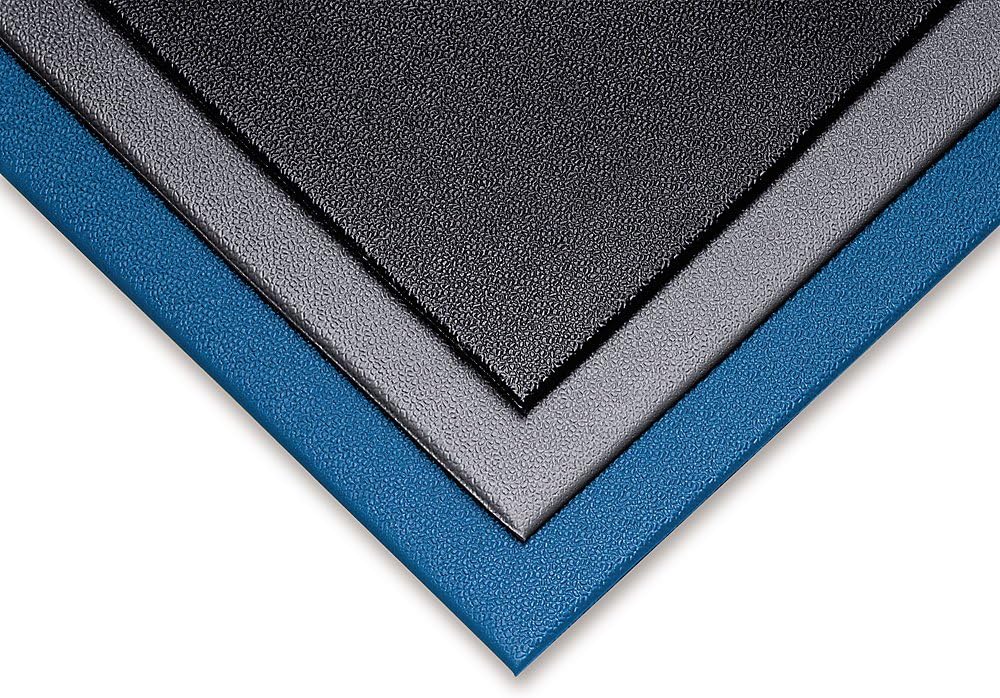 Crown Comfort King Anti-Fatigue Mat - 2X3' -1/2" Thick - Black - Black - 2x3'