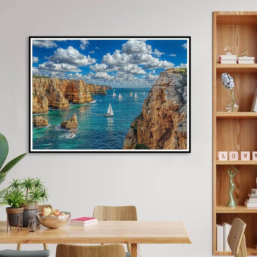 Puzzle 1000 Pezzi, Puzzle Oceano per Adulti, 70x50cm, Compact Box -4498