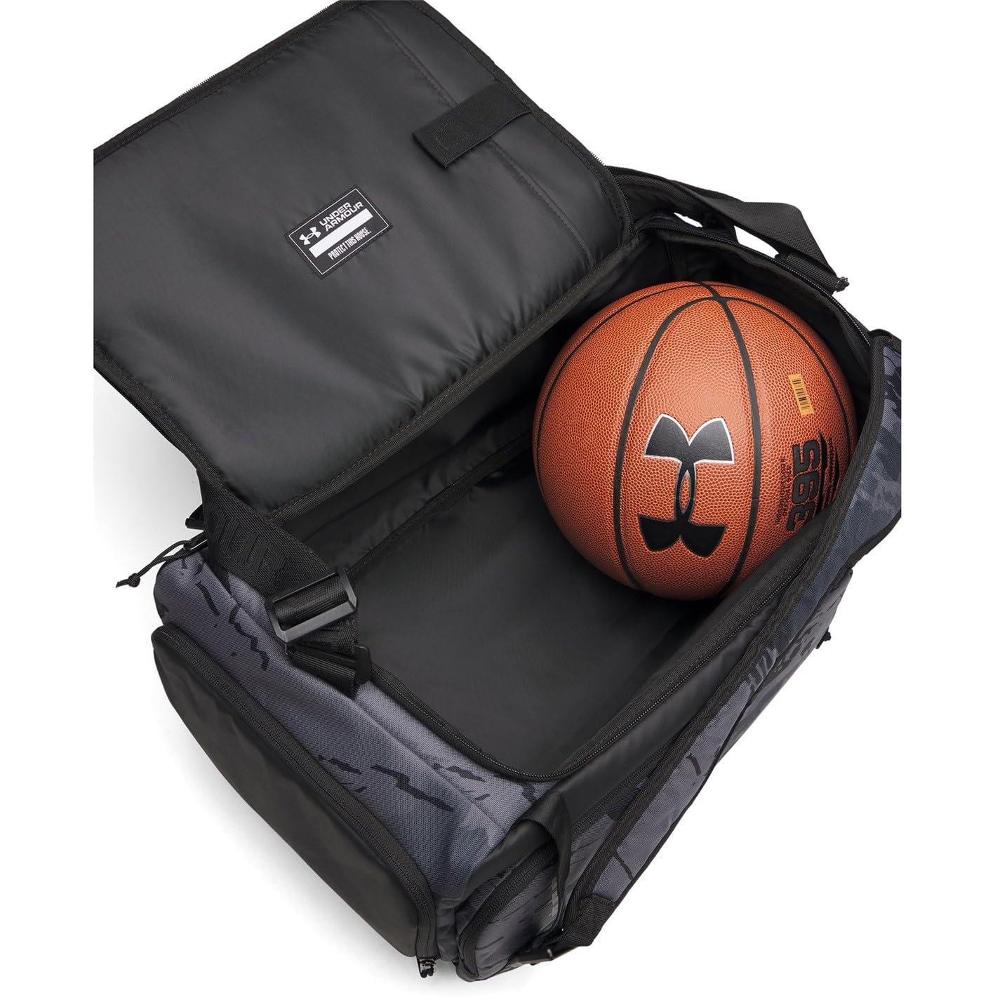 Under Armour Unisex Contain Duo Duff MD, Czarny/C Rock, rozmiar uniwersalny