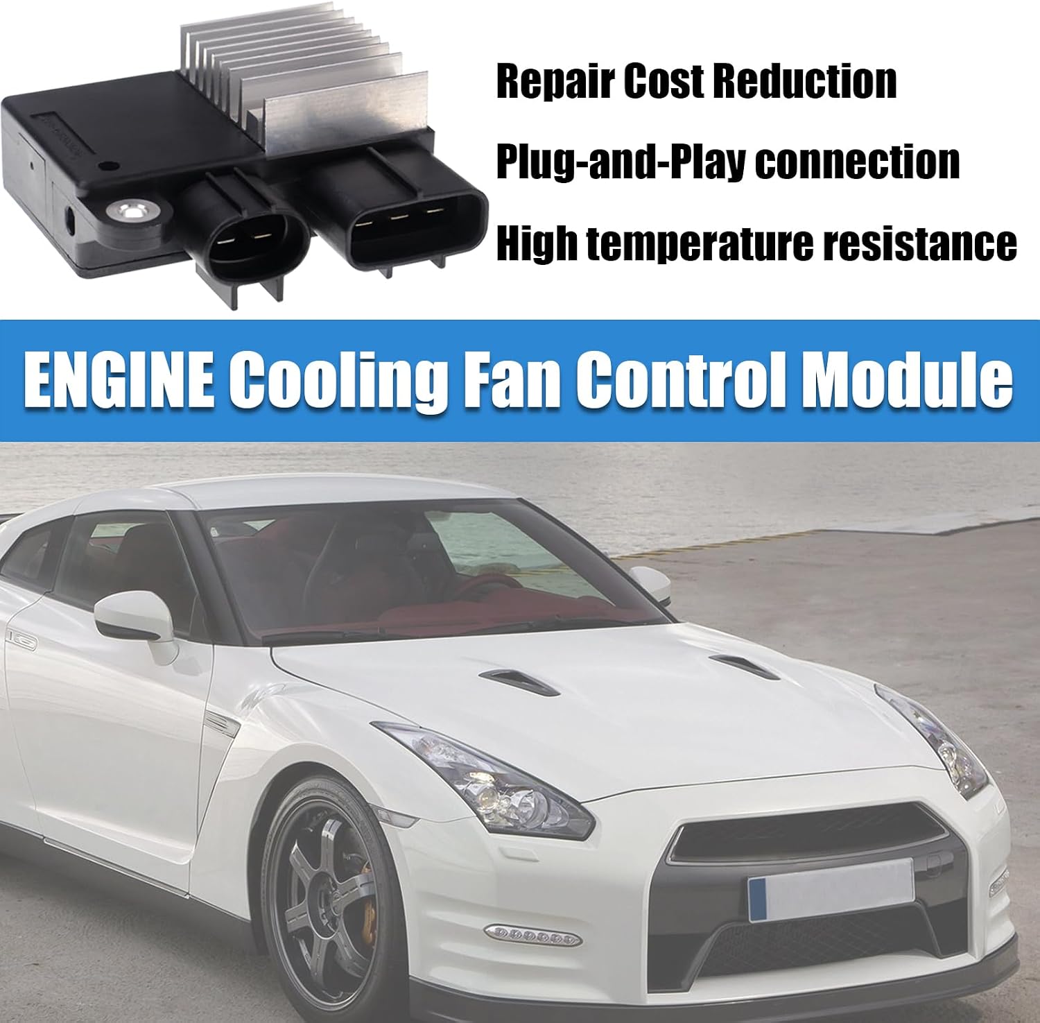 89257-12010 Engine Radiator Cooling Fan Control Module Unit ECU ECM for Mazda 5 2006-2010 CX-7 2007-2012 Toyota Matrix 2009-2014 Corolla 2009-2013 Pontiac Vibe 2009-2010 2.3L 2.5L 1.8L 2.4L