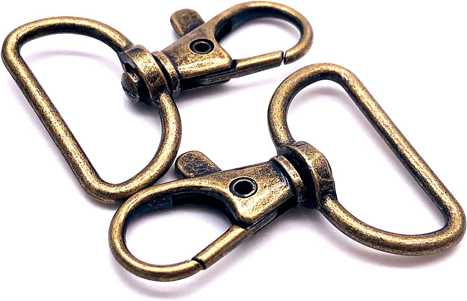 1 inch Swivel Hooks for Purse Bag Making Swivel Lobster Clasps Push Gate Swivel Snap Hooks Fashion Clips 40pcs Antique Bronze - Image 4