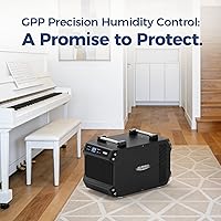 Vista 3 de ALORAIR Deshumidificadores de espacio de arrastre, deshumidificador comercial de 145 pintas para sótanos con manguera de drenaje, deshumidificador