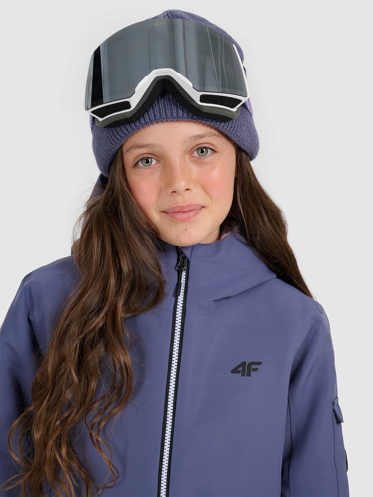 4F Kurtka snowboardowa membrana 8000 dziewczęca