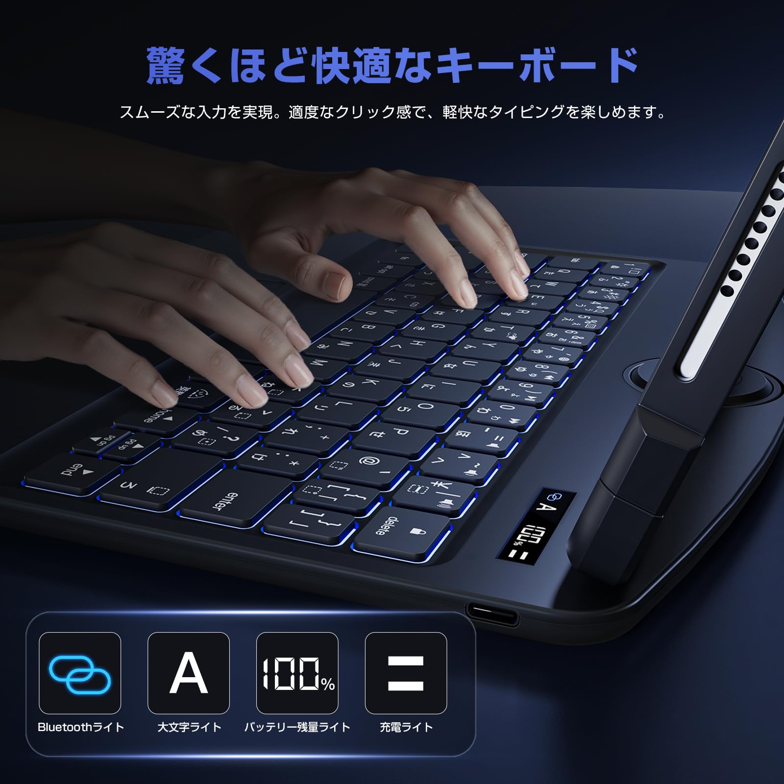 Amazon.co.jp: ifacemall iPad 第10/11世代 10.9インチ対応 キーボード