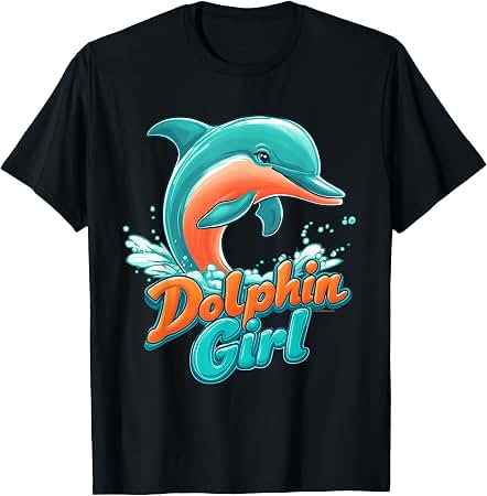 Amazon.com: Dolphin Shirts for Women Girls Kids Heart Cute Dolphin