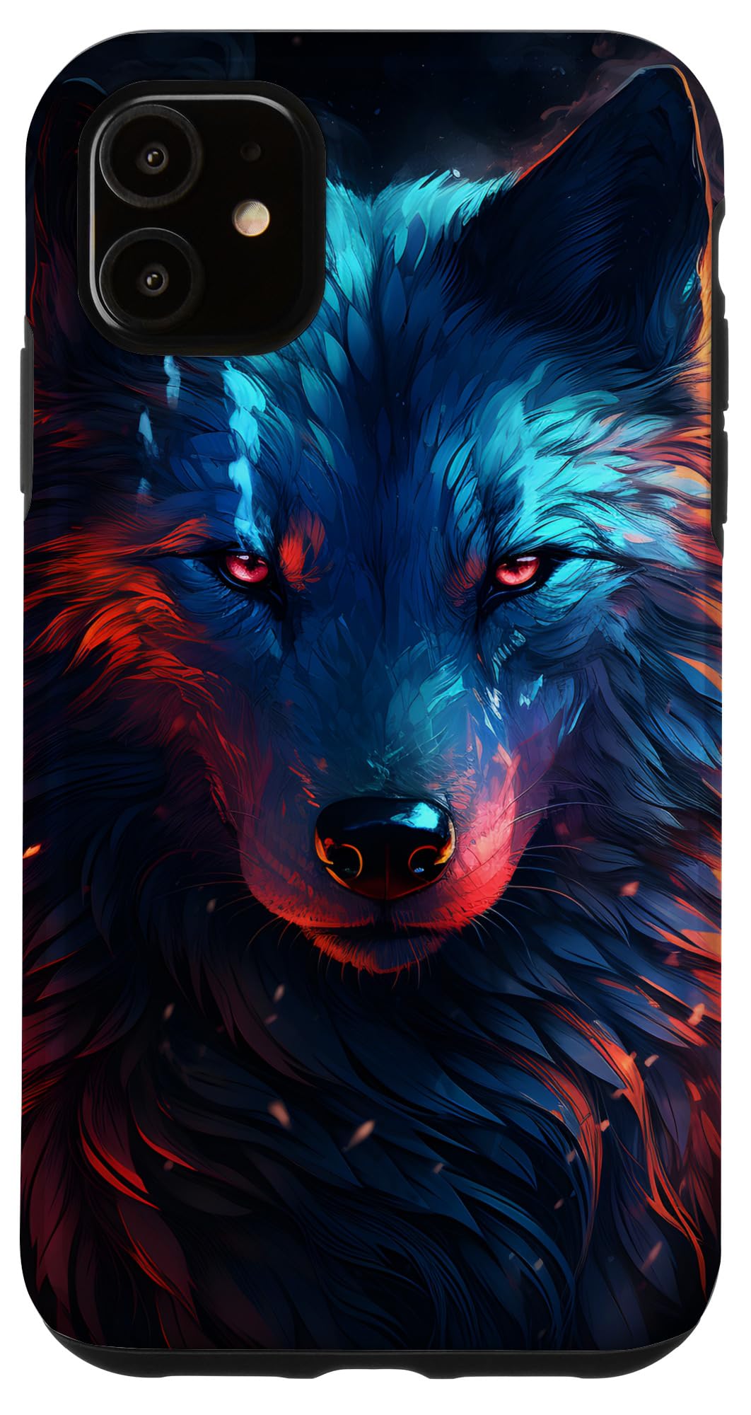 Aesthetic Fantasy Wolf Case for iPhone 11