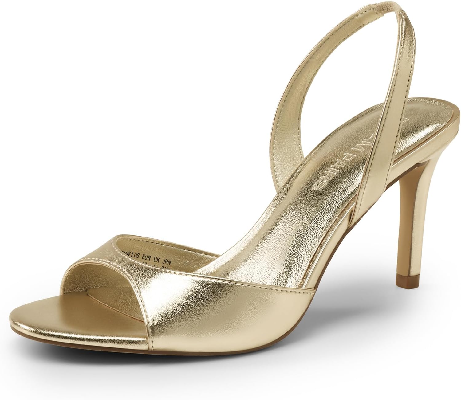 DREAM PAIRS Women's Slingback kitten Heeled Sandals
