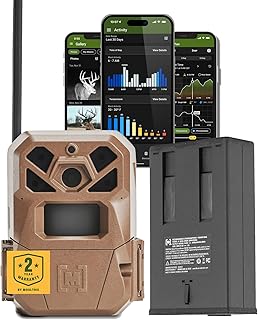 Moultrie Edge 2 Cellular Trail Camera - Auto Connect Nationwide 4G LTE - On Demand 36MP Photo - 1080P Video with HD Audio - 100 Ft Detection Range - Low Glow Flash