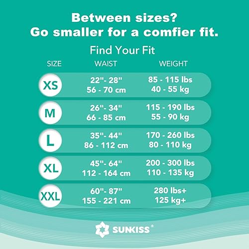 Miniatura 3 de SUNKISS TrustPlus - Pañales para adultos con máxima absorción, calzoncillos desechables para incontinencia con pestañas para hombres y mujeres,