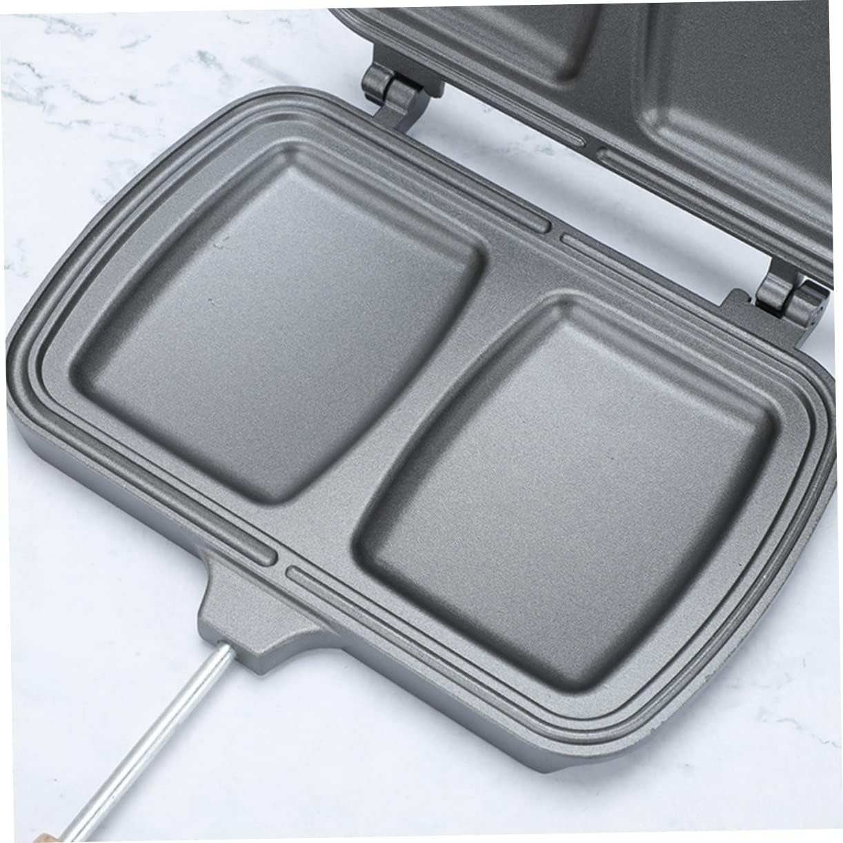 Cabilock Double-sided Nonstick Frying Pan for Sandwiches and Pancakes Removable Design for and Cleaning for Camping and Family Meals Versatile Kitchen Tool