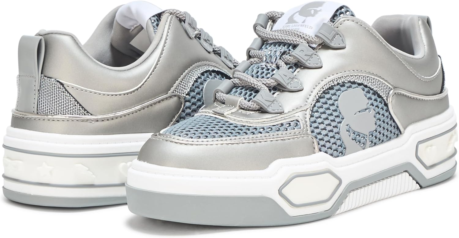 Karl Lagerfeld Womens Colden Everyday Lace Up Sneaker - Image 3