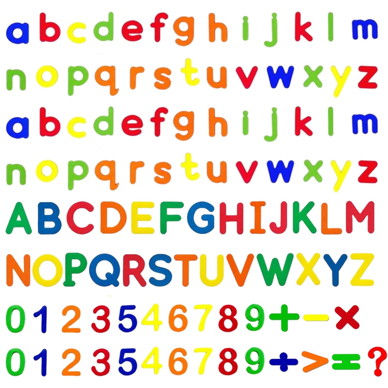 135 PCS Magnetic Letters and Numbers for Children Set, Fridge Magnets for Kids, Color Magnetic Alphabet Letters, Apply to Preschool Spelling Learning Game Toys to Toddlers