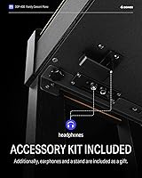 Vista 7 de Donner 88 teclas con teclado ponderado, piano vertical premium para principiantes a profesionales, teclado eléctrico de tamaño completo