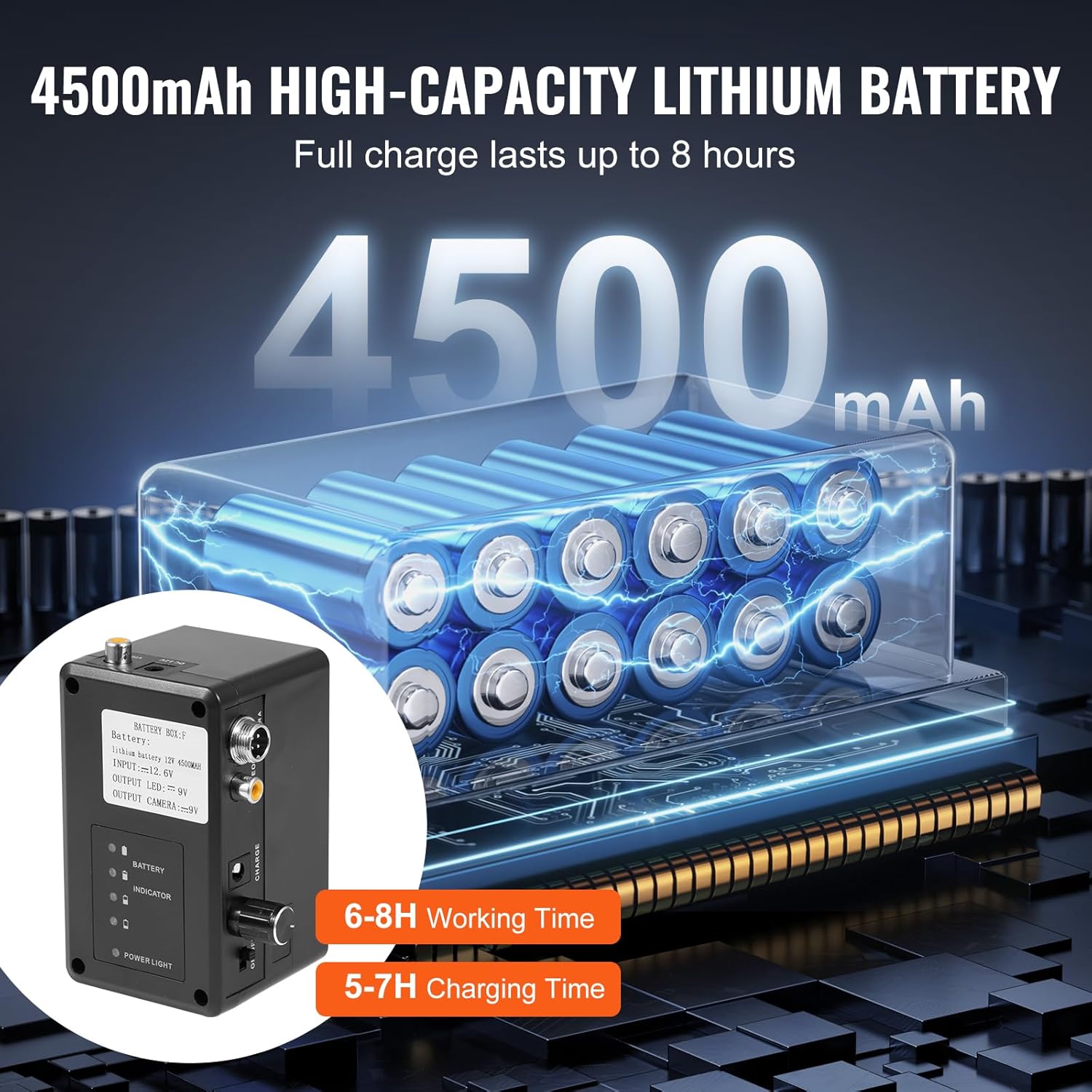 VEVOR Sewer Camera, 98 ft/30m, Self-Leveling Drain Inspection Camera with 9" 1080P HD Screen, 36X Zoom, IP68 Waterproof Plumbing Camera with Lights-12 LED, 32GB Card Snake Camera for Duct Pipe