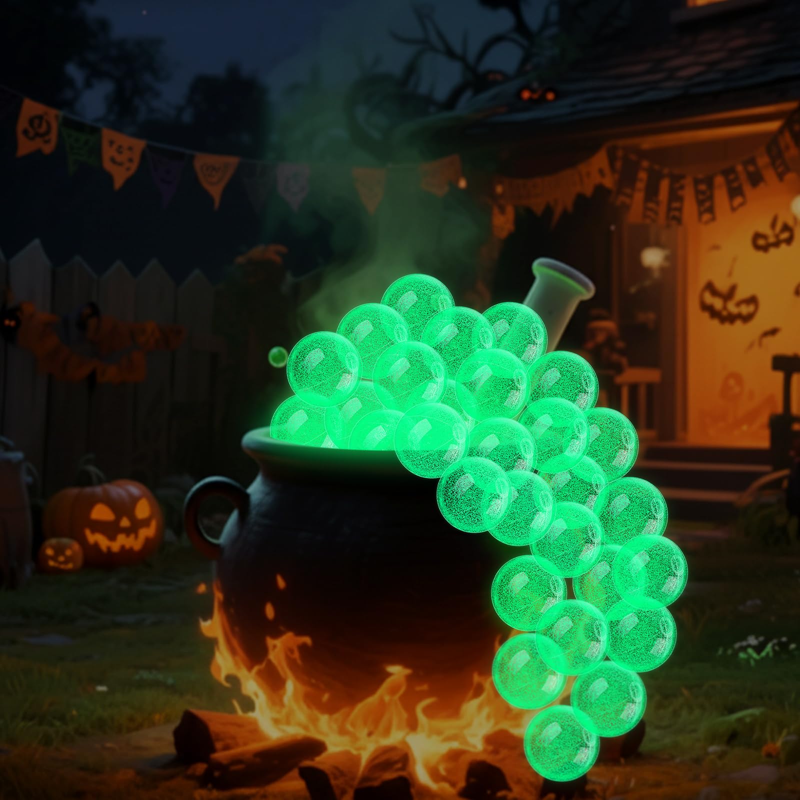 Vertintong 12 Pcs 8 Inch Light up Beach Balls Glow in The Dark Blow up Pool Floating Inflatable Balls for Summer Neon Party Games Pool Garden