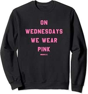 Mean Girls On Wednesdays We Wear Pink Sweatshirt
