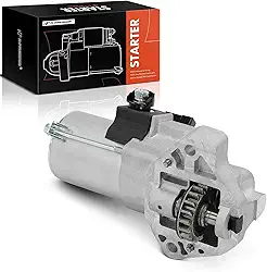 A-Premium Motor de arranque compatível com Honda Accord 2013-2017, Crosstour 2013-2015 e Acura RLX 2014-2017, 3,5L, 12V 1,8KW 19-dentes no sentido anti-horário, substituição # 31200-5G0-A04,