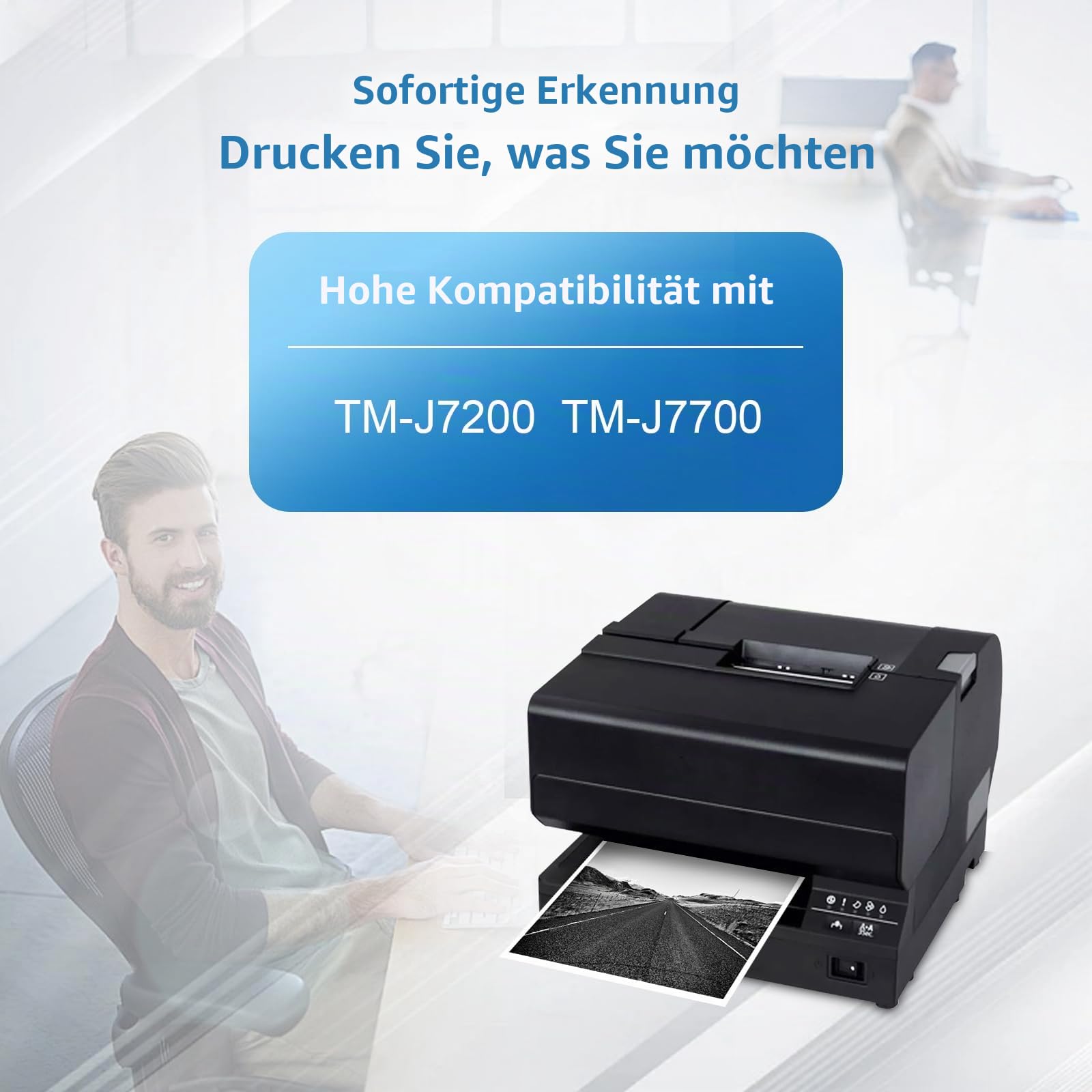 Kompatible N SJIC33P SJIC33P (K) C33S020655 Tintenpatronen für EPN TMJ 7700 TMJ 7200 TM-J7700 TM-J7200 TMJ7700 TMJ7200 Drucker (4 schwarz)