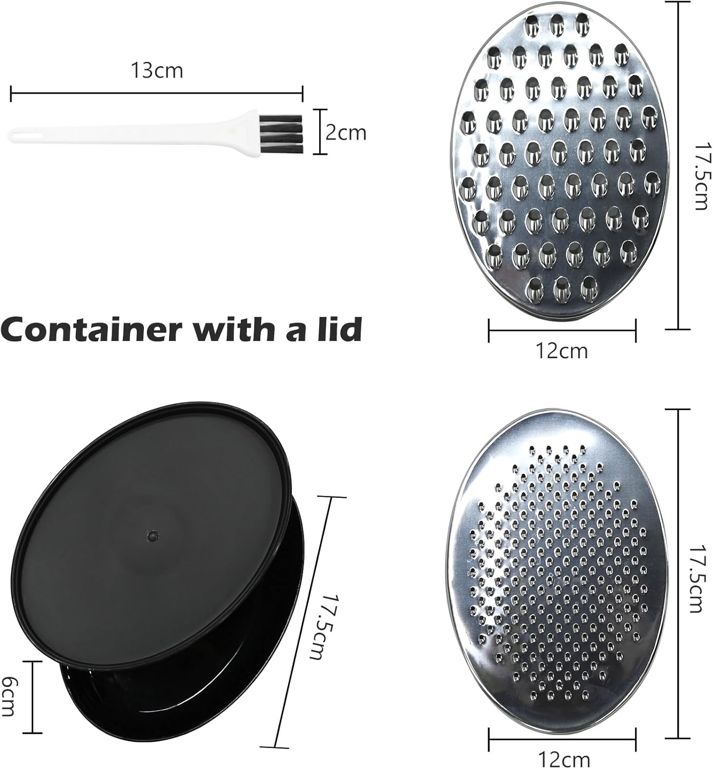 Armo® 2 in 1 Cheese Grater with Storage Container Vegetable Ginger Garlic Chopper