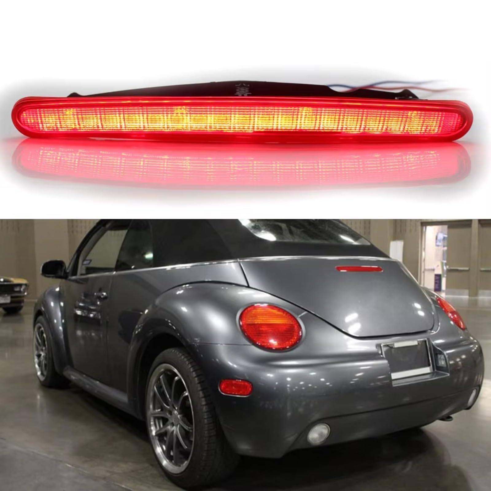Sostituzione Compatibile Con Per Beetle 1998 1999 2000 2001 2002 2003 2004 2005 2006 2007 2008 2009 2010 ABS Rosso Grigio Terza Luce Stop