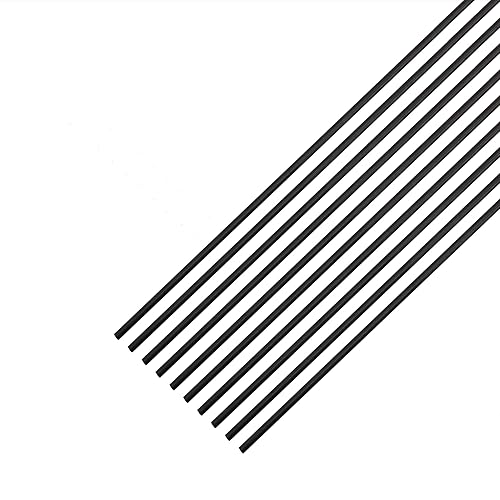 Miniatura 16 de Varillas de fibra de carbono de 0.157 in x 15.748 in barra redonda mate sólida para manualidades de bricolaje RC avión modelo coche 10 unids