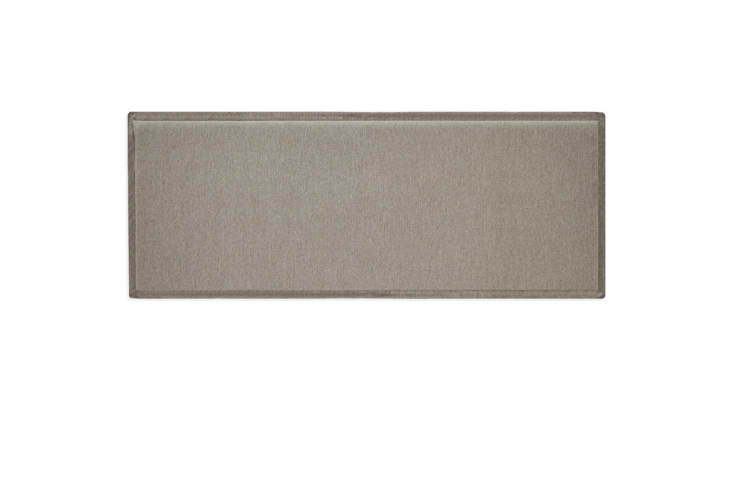 WIN REST Cabecero de Cama Oasis Tapizado Lino Tela Antimanchas, Fibras Naturales, Tacto Fresco, Moderno y Elegante, Color Lino Tierra, Cabecero 190X60 cm (Cama 180)