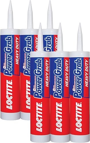 Loctite Power Grab Express - Adhesivo de construcción resistente, pegamento de construcción versátil para madera, pared, azulejos, tablero de espuma
