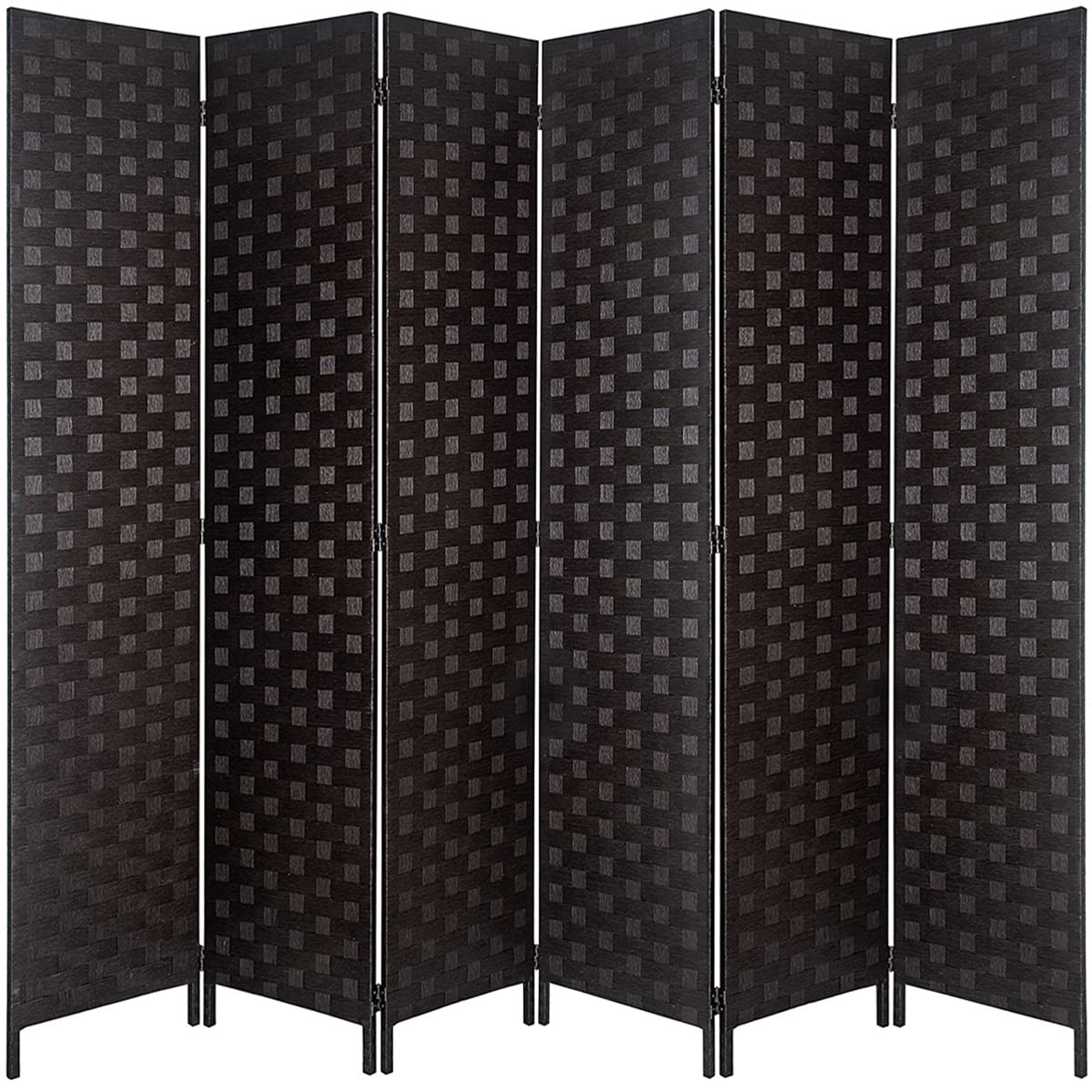 Buy Rose Home Fashion 6 ft.Tall 16in Wide Room Dividers,Double Side Woven Fiber Divider,Better