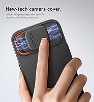 Vista 4 de SURITCH for iPhone 13/14 Case with Magnetic Camera Slide Cover and Adjustable Kickstand, Compatible with MagSafe, Shockproof Bumper Case Slim