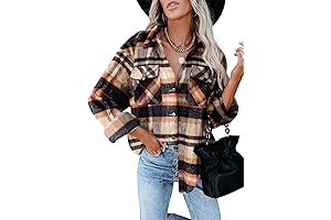Classic Womens Corduroy Button Down Shirts Flannel Shirts for Women