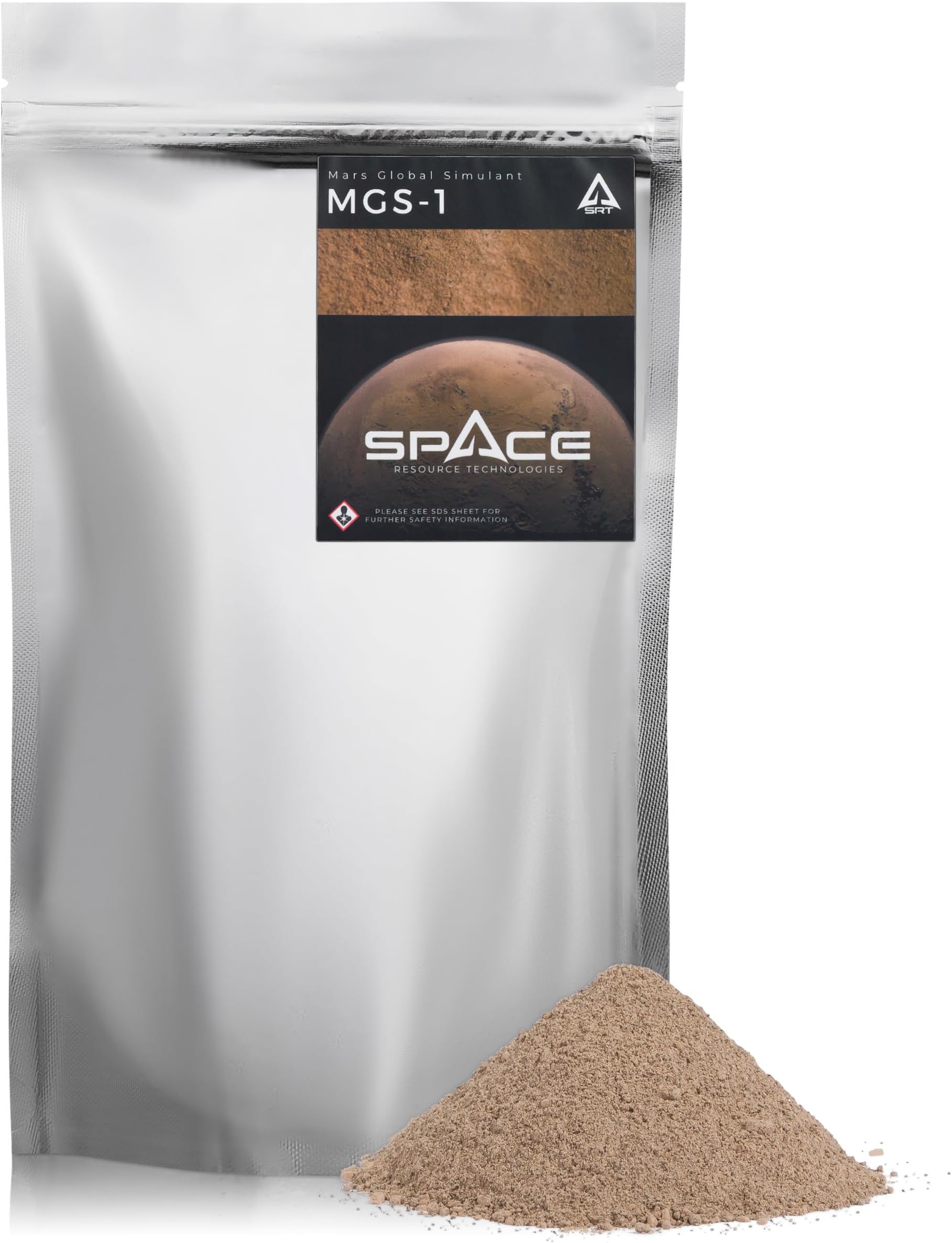 Mars Global Regolith Simulant (MGS-1) Authentic Martian Dust Replicant - Ideal for Research, Hardware Testing, and Educational Projects (1, Kilogram)