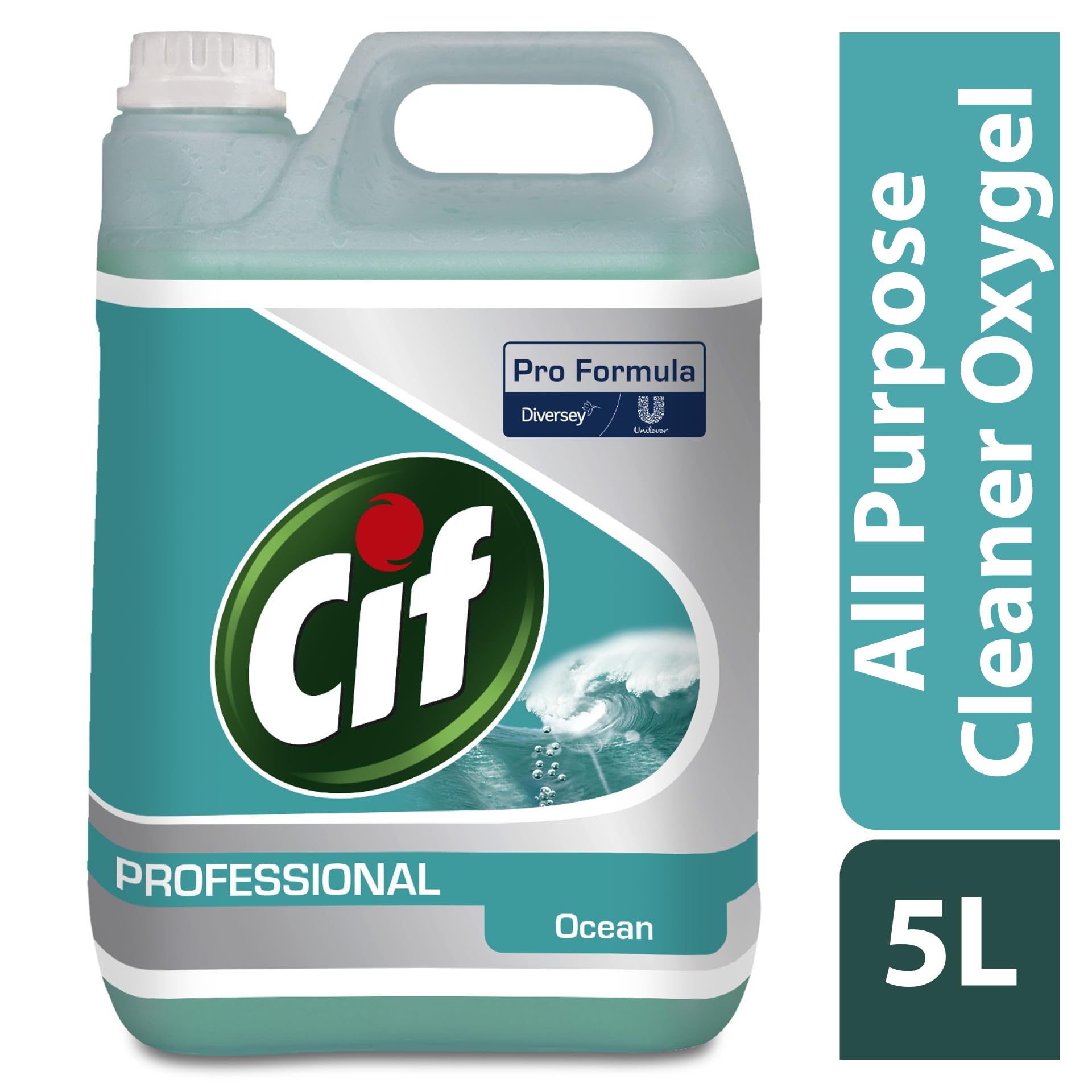 Cif Profesional 7517870, Fórmula Oxygen Ocean, 5L (Pack de 2)