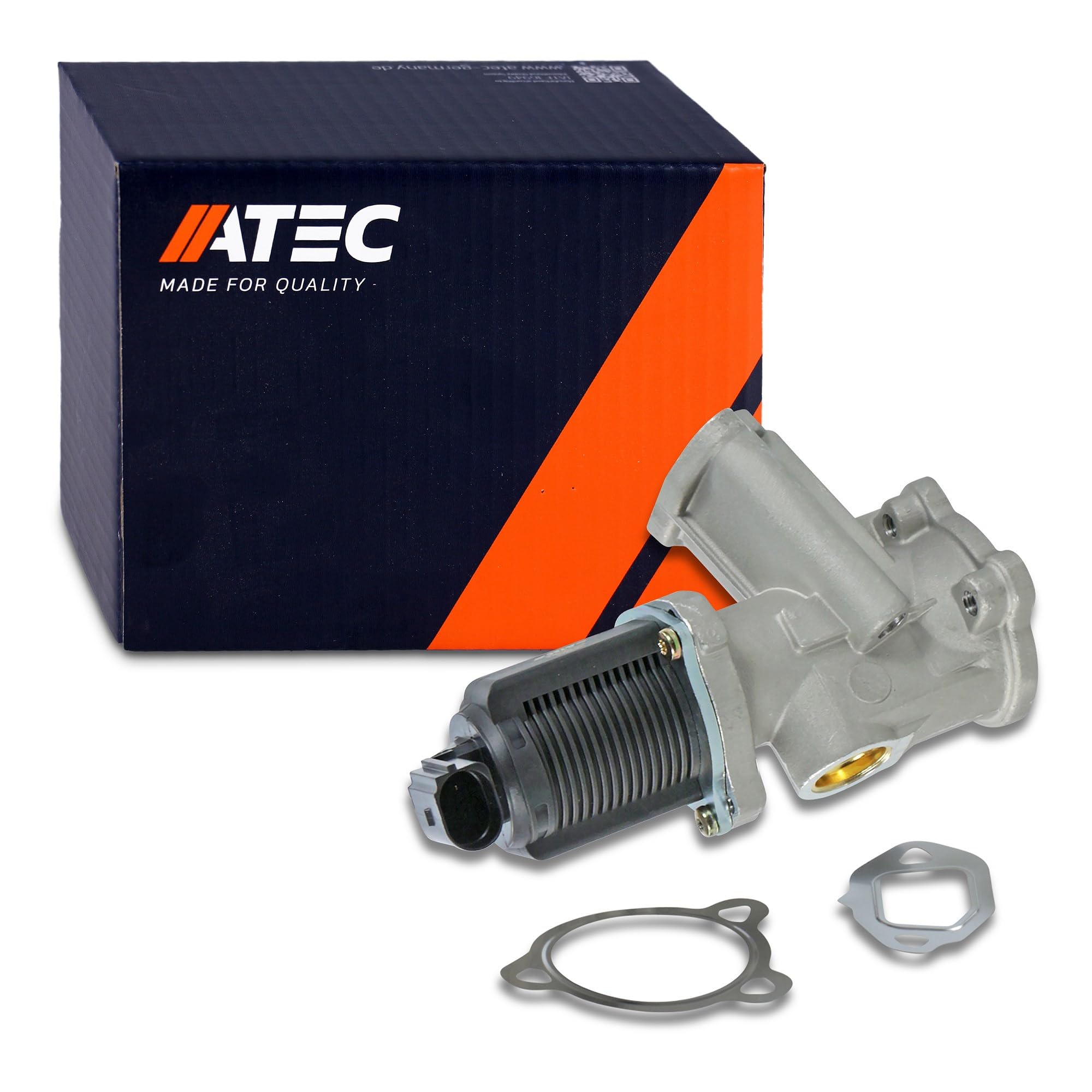 ATEC Germany 1x valvola EGR elettrovalvola, incluse guarnizioni | Compatibile con: FIAT 500, DOBLO Großraumlimousine, DOBLO Kasten/Großraumlimousine, GRANDE PUNTO, IDEA, PANDA, PUNTO