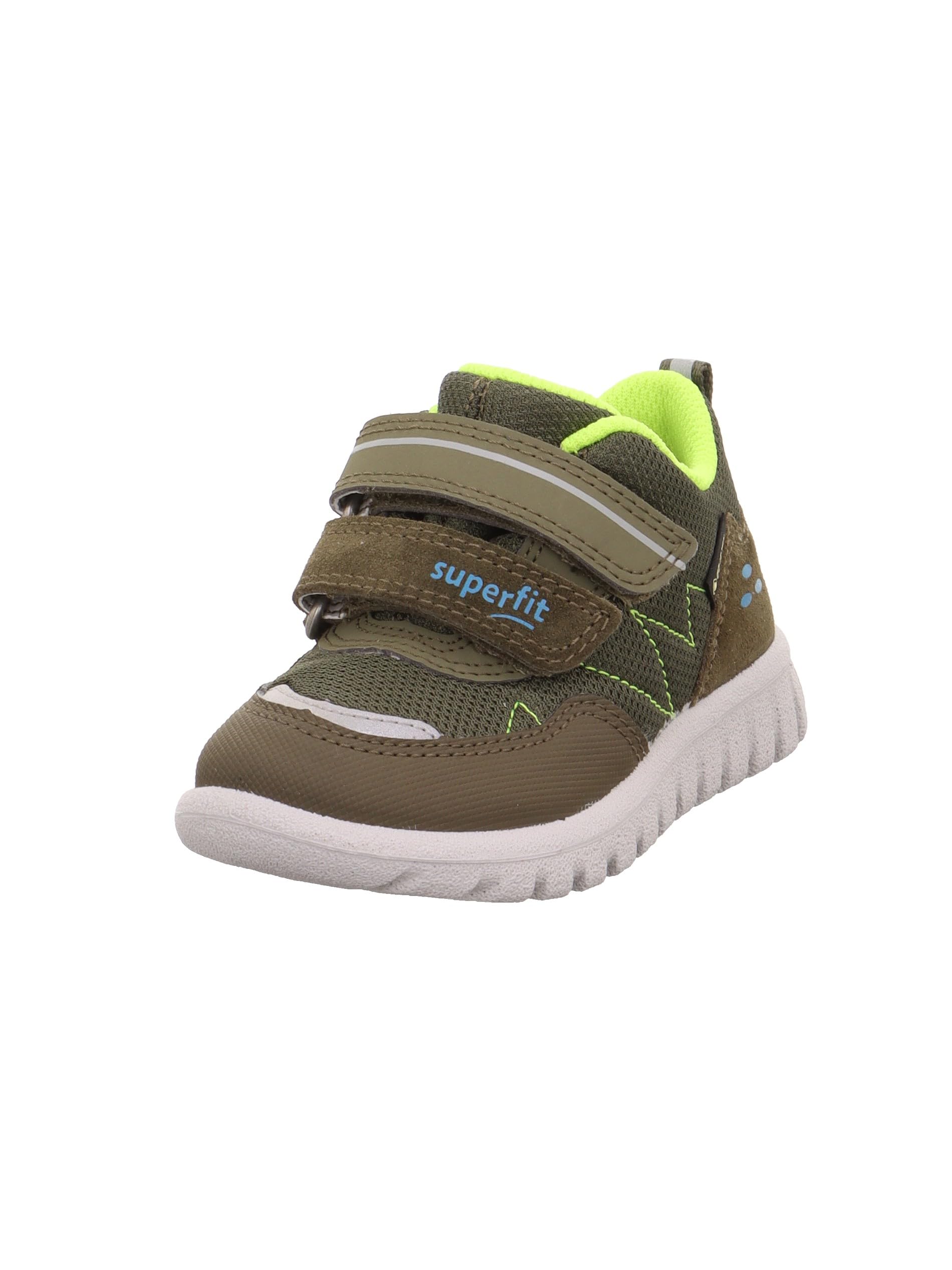 Superfit Sport7 Mini Gore-Tex 1-006182 Boys' Trainers, Green Yellow 7000, 4.5 UK Child
