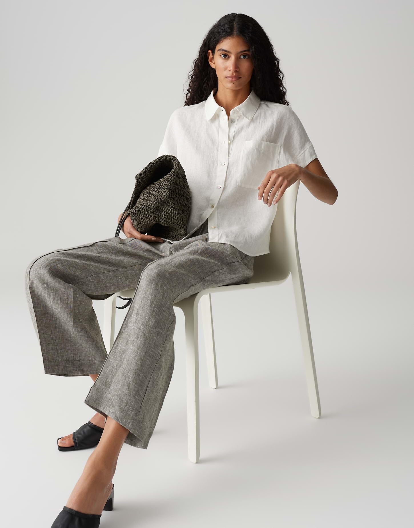 OPUS Leinenbluse Damen
