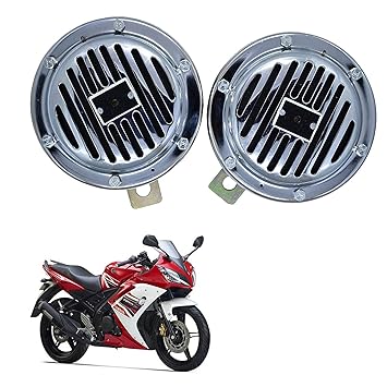 Vagary Waterproof Motorbike Trumpet Bell 12V Iron Electric Vehicle Car/Bike Horn for Yamaha YZF R15S