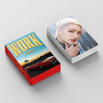 Ateez Cards Ateez WORK Album Karty Ateez Merch Zestaw fotokartów