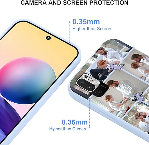 Miniatura 6 de Eouine Funda de teléfono personalizada para Xiaomi Redmi Note 11 Pro (4G5G) 2022 (6.67 pulgadas)  Fundas de teléfono con imagen personalizable,