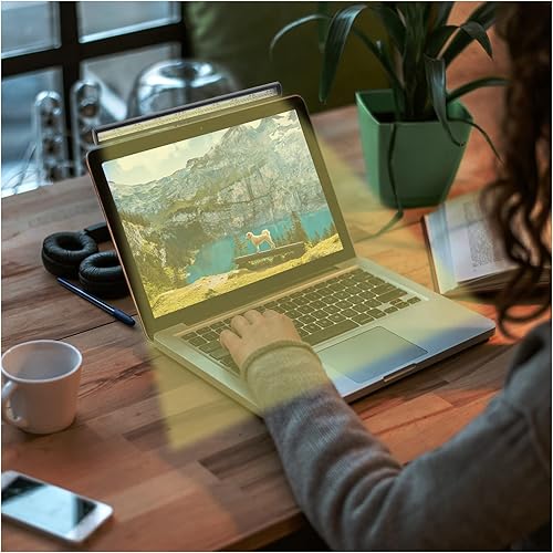 Monitor de computadora portátil, barra de luz de lectura, teclado LED para portátil, 3 modos de temperatura de color, luz USB, luz LED para monitor