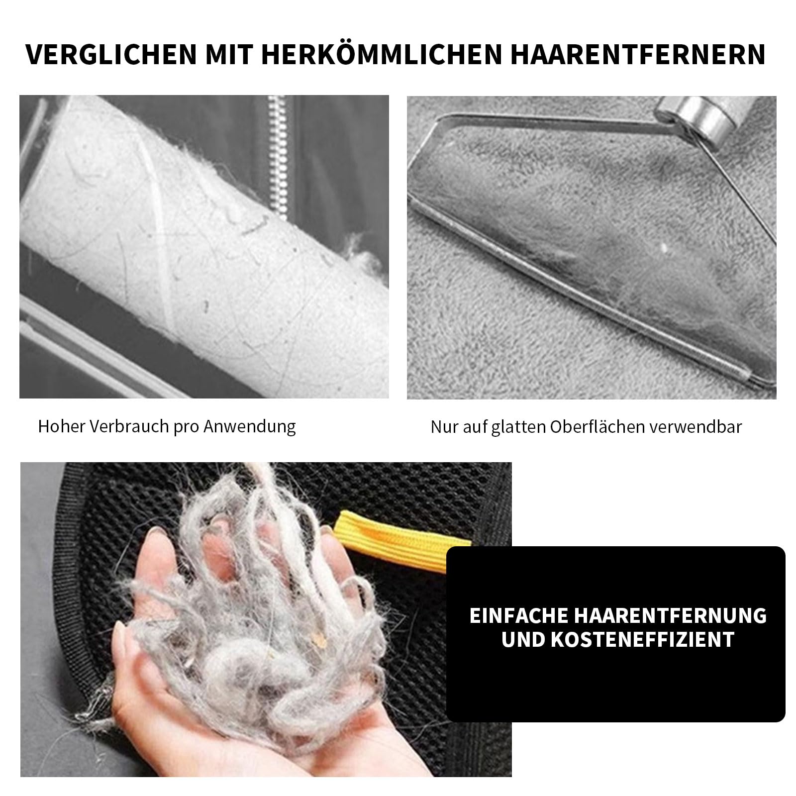 Mayoii 1PCS Gants de toilettage pour Chat - Brosse magnétique pour Chats et Chiens - Gant Antistatique pour enlever Les Poils d'animaux - Respirant et Lavable
