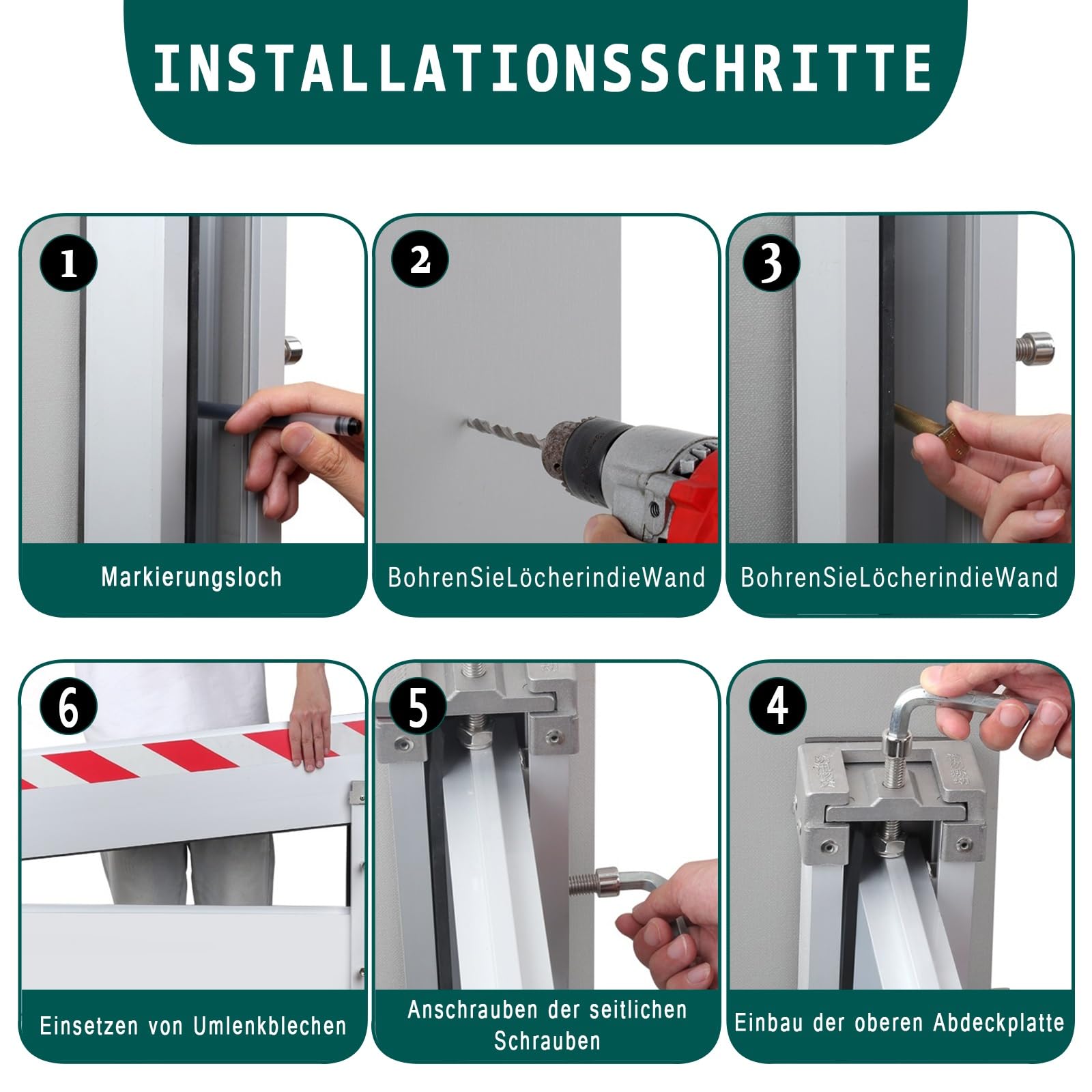 Aluminium Hochwasserschutz-Barriere 95cm X 20cm – Flexibel Erweiterbar Für Türen, Garagen & Starkregen