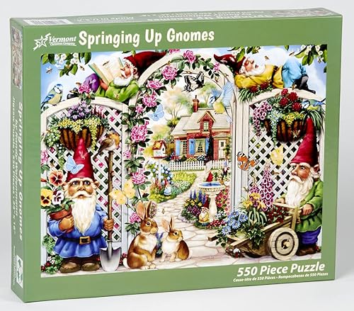 Miniatura 2 de Vermont Christmas Company Springing Up Gnomes - Rompecabezas de 550 piezas