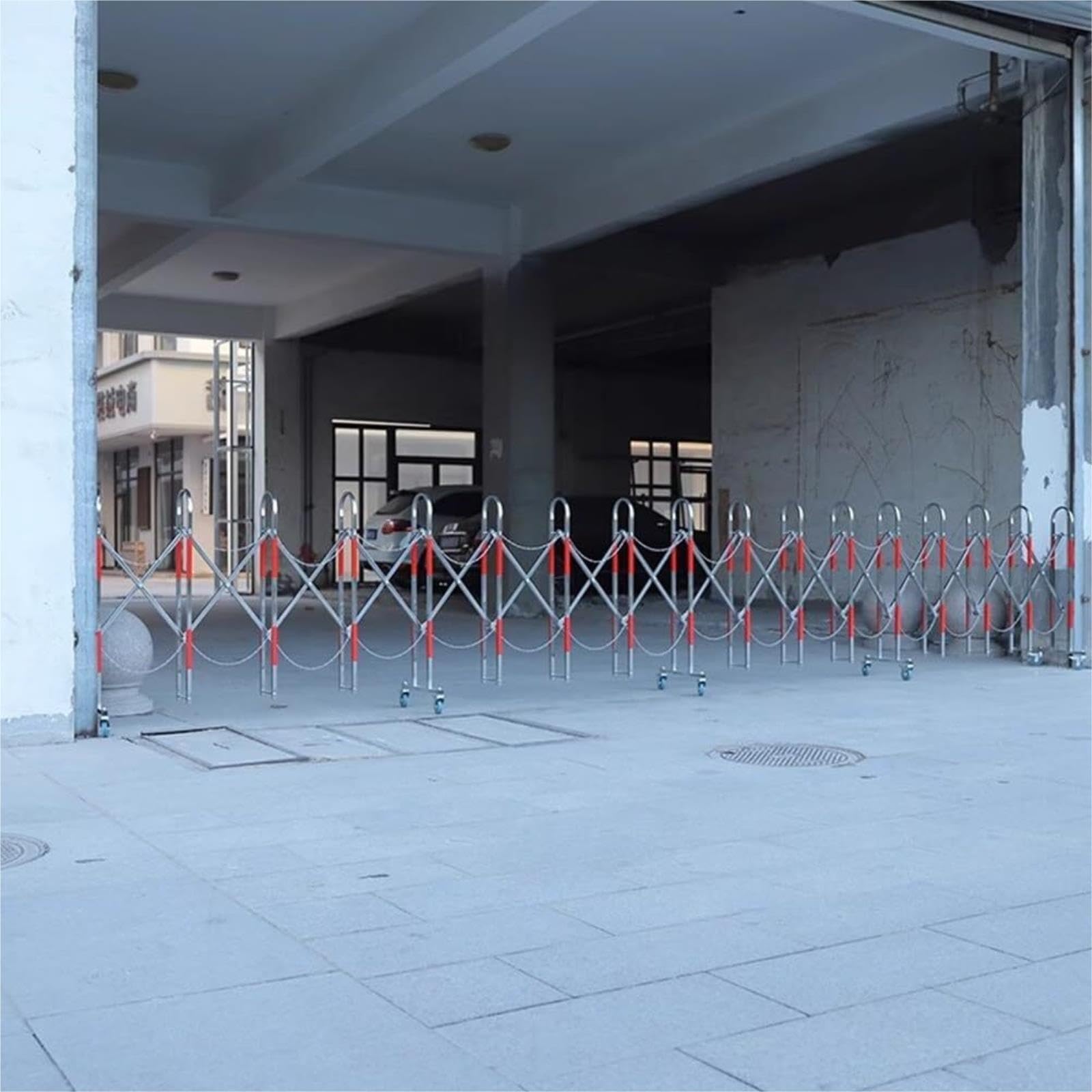 Barrera de tráfico metálica retráctil portátil/Barricada móvil