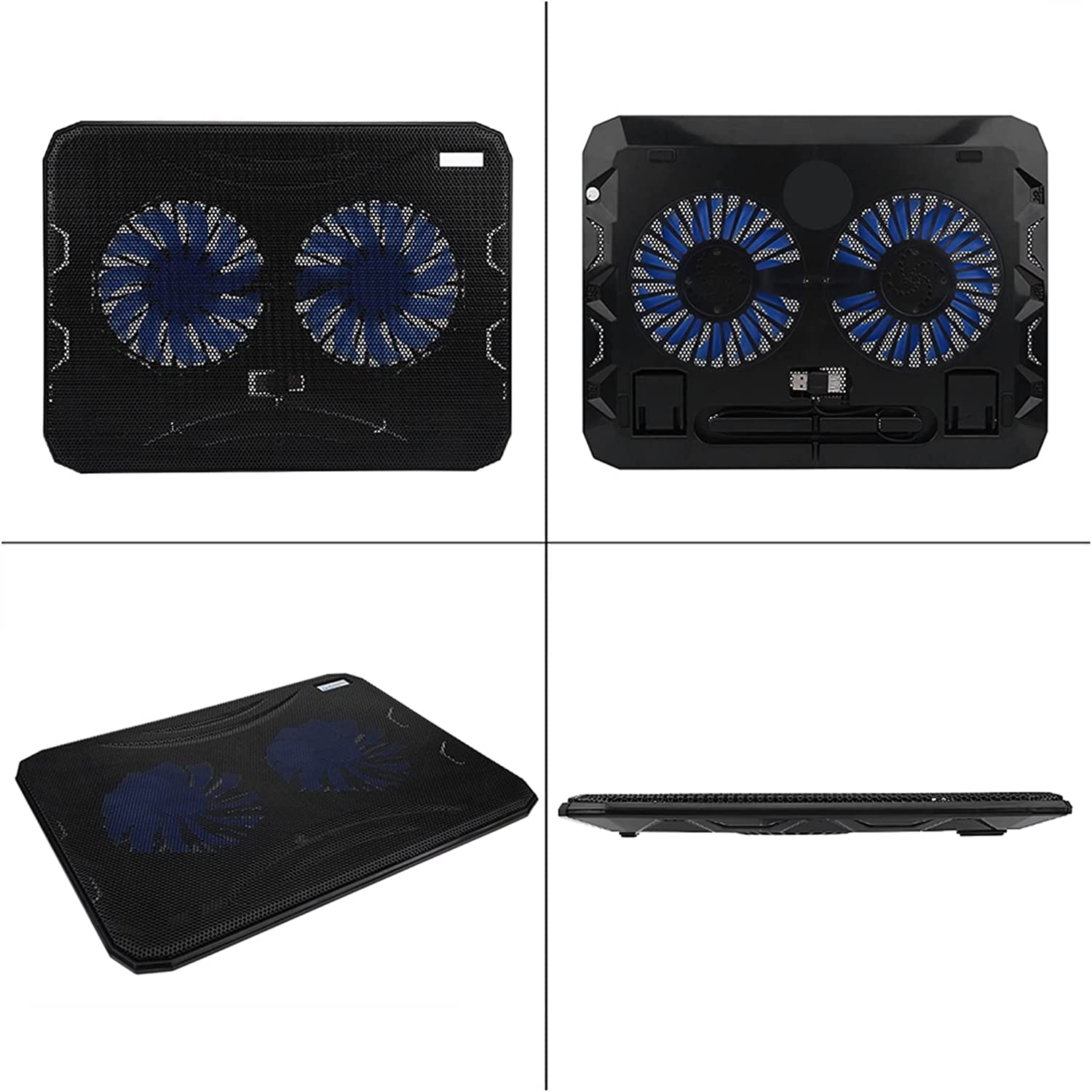 Refroidisseur Pc Portable Coussin De Refroidissement pour Ordinateur Portable Plastiques D'ingénierie Base Refroidisseur pour USB 2 Ventilateur Muet Ventilateur Rapide