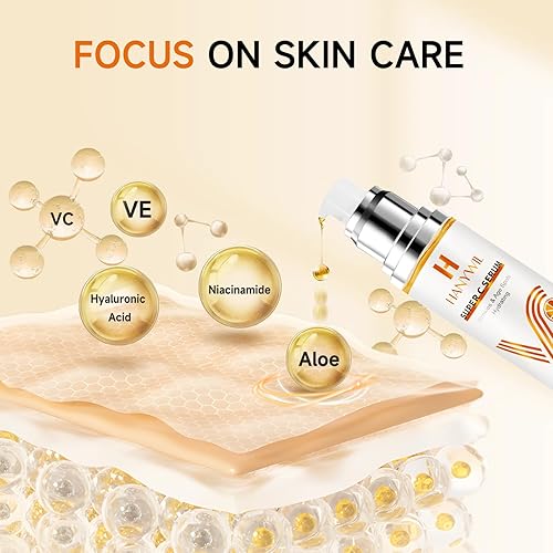 Miniatura 3 de Suero súper vitamina C para mujeres mayores de 70 años, suero de vitamina C para la cara, removedor de manchas oscuras para la cara, cuidado de la